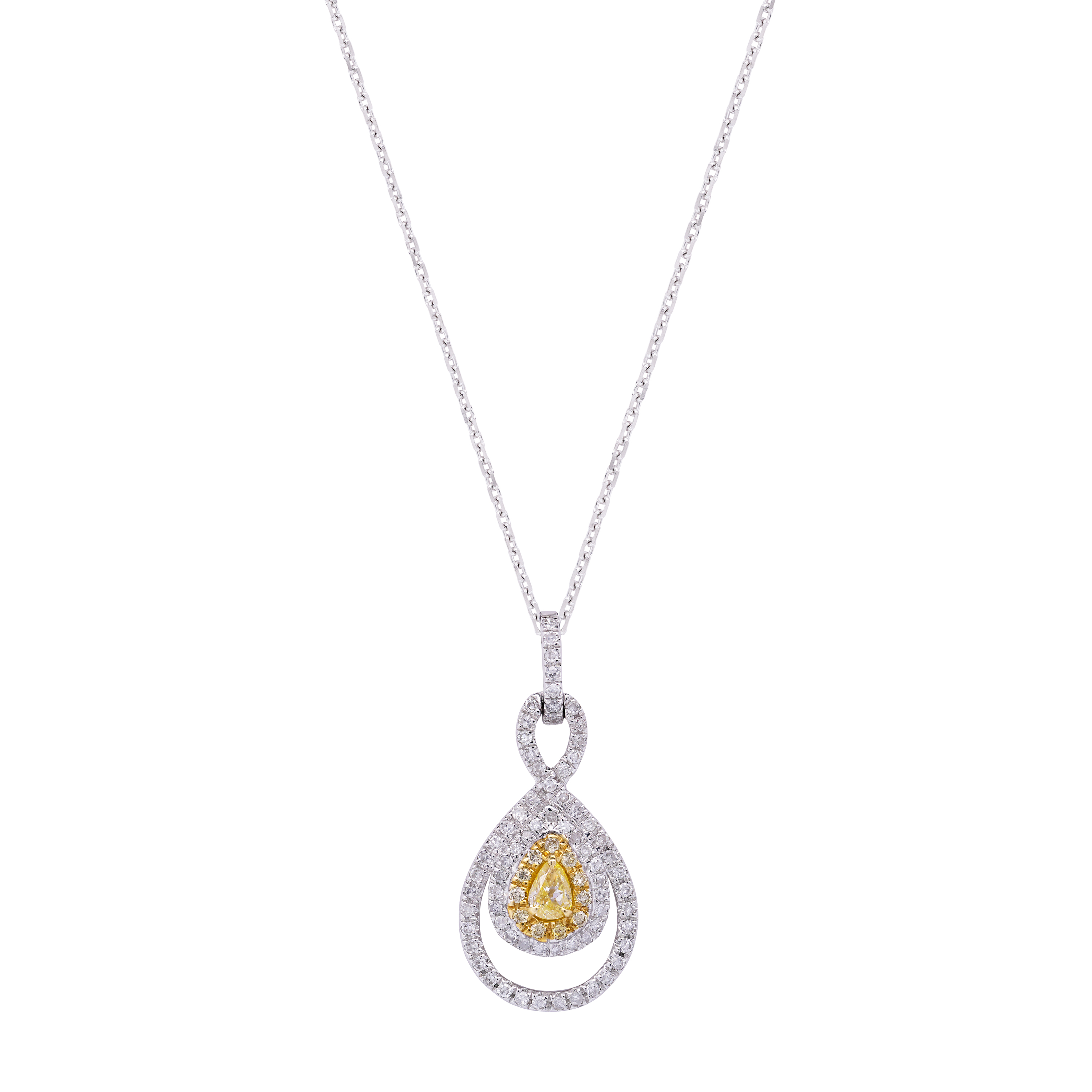Namida Fancy Diamond Necklace